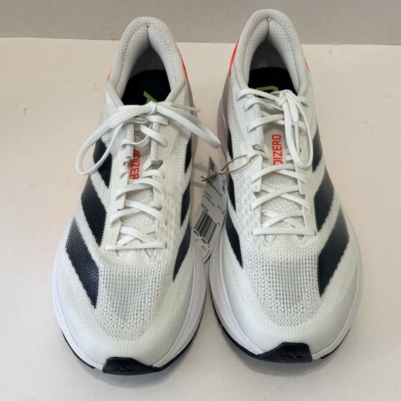 NWT Adidas Men’s Size 9.5 Adizero SL2 LightStrike Pro White/Black/Orange w/o Box - Picture 3 of 8